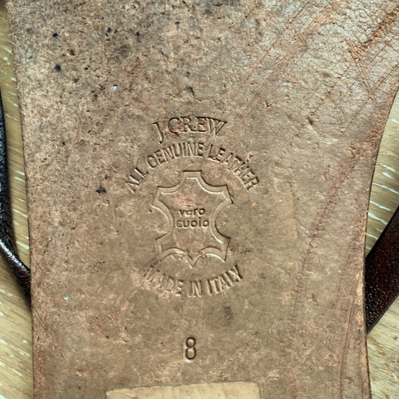 J. Crew | 2 Capri Sandal Bundle • Leather Made Italy - Picture 5 of 7